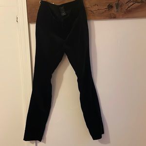 Velvet cigarette pant